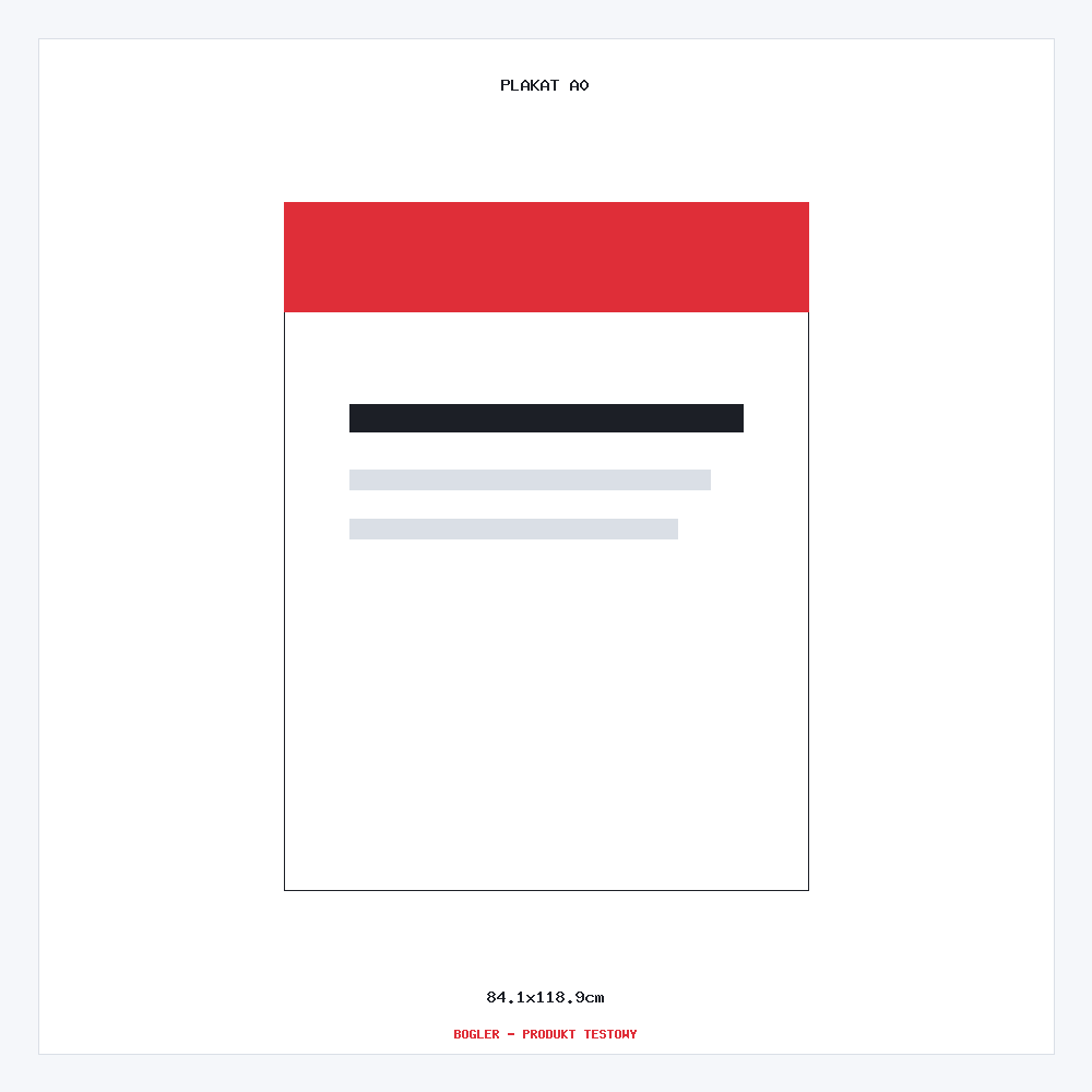 Plakat A0 (84,1 x 118,9cm)